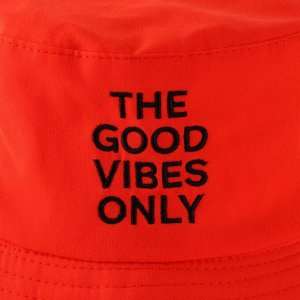 Панама Good vibes, оранжевая, р-р 56