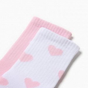 Набор женских носков KAFTAN "Самой милой" 2 пары, размер 36-39 (23-25 см)