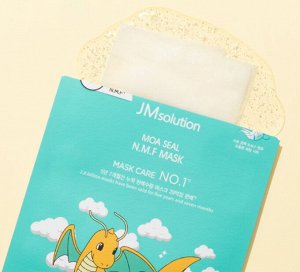 Набор 3шт: тканевые маски увлажняющие JMsolution Moa Seal N.M.F Mask Pokemon