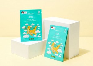 JMsolution Moa Seal N.M.F Mask - Pokemon Dragonite Набор 3шт: тканевые маски увлажняющие