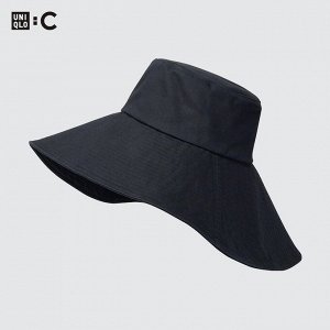 UNIQLO - шляпа с широкими полями - 09 BLACK