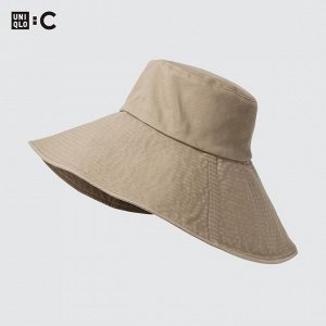 UNIQLO - шляпа с широкими полями - 33 KHAKI