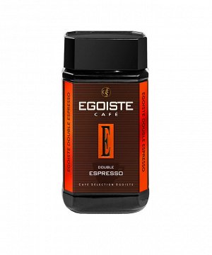 Кофе EGOISTE Double Espresso сублимированный 100г