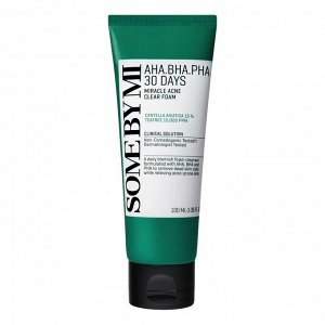 Some By Mi AHA-BHA-PHA 30 Days Miracle Acne Clear Foam Очищающая пенка для проблемной кожи