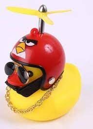 Игрушка на панель авто/уточка в шлеме Angry Birds