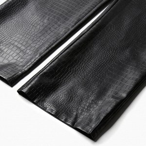 Брюки женские (экокожа) MINAKU: Eco leather цвет черный