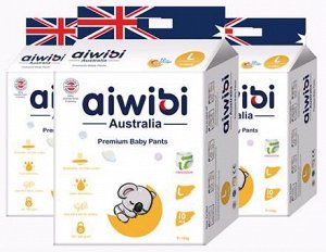 Aiwibi Premium Подгузники-трусики детс. (L) 9-14кг (10шт) м/уп
