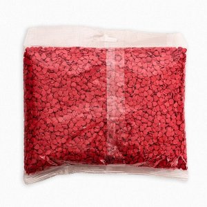Посыпка сахарная декоративная "Сердечки" красная, 500 г