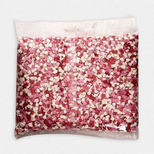 Посыпка сахарная декоративная "Сердечки": розовые, красные, белые, 500 г