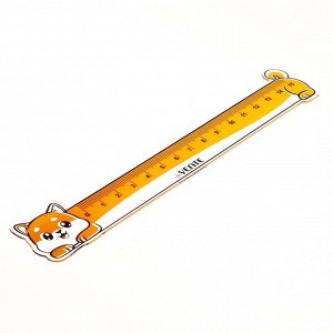 NoName Линейка 15 см, deVENTE, фигурная DOG, микс - 4 вида, гибкая