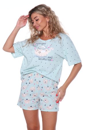 Пижама с шортами Очарование 052-053