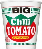 Лапша Nissin Cup Noodle из Японии Chili Tomato, 76 гр.