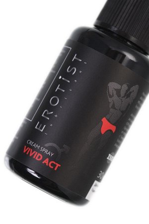 Крем-спрей Erotist VIVID ACT, для мужчин, для повышения потенции и улучшения эрекции, 30мл