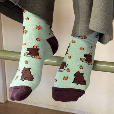 Новинка Эвернит! Хлопковые носки для детей с копибарой