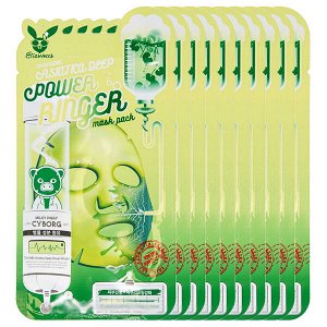 Тканевая маска для лица с экстрактом центеллы Elizavecca Centella Asiatica Deep Power Ringer Mask Pack, 23мл *10шт