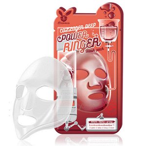 Укрепляющая тканевая маска для лица с коллагеном Elizavecca Collagen Deep Power Ringer Mask Pack, 23 мл