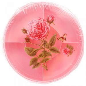 Шкатулка для рукоделия "Цветы" 27,5х6,8см, пластмассовая, 5