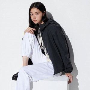 UNIQLO - легкая ветровка с защитой от ультрафиолета - 09 BLACK