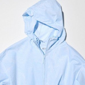 UNIQLO - легкая ветровка с защитой от ультрафиолета с узором - 60 LIGHT BLUE