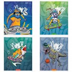 Тетрадь 40л., А5, клетка ArtSpace &quot;Рисунки. Graffiti&quot;, эконом