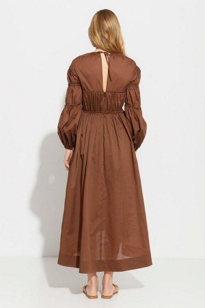 Платье LAKBI 53973 коричневый
