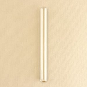 Ваза стеклянная для цветов, колба флористическая 15x1.5 см
