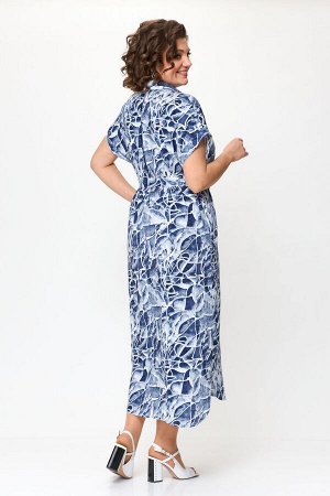 Платье Michel Chic 993/1 синий, белый