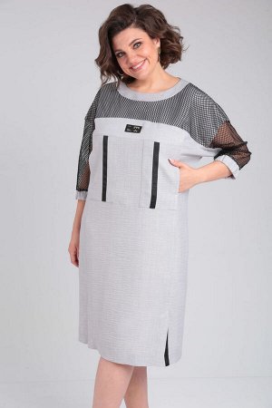 Платье Anastasia Mak 1174 серый