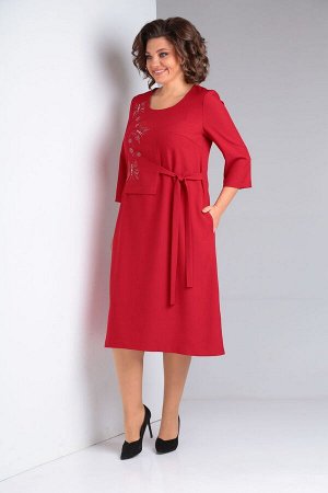 Платье Takka Plus 23-203 красный