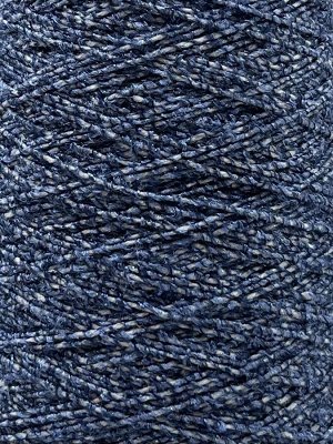 Пряжа для вязания 100 гр,  Denim chic 67% хлопок 3% полиакрил  30% полиамид 370м/100г Синий с люрексом