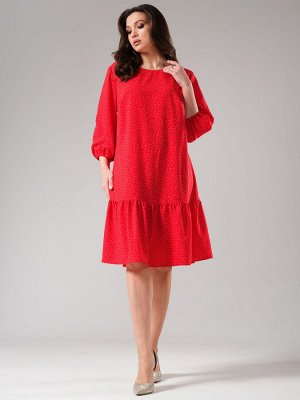Платье Avanti 1622 красный/белый