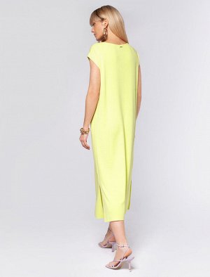 Платье Vilatte D32.042 лимонный