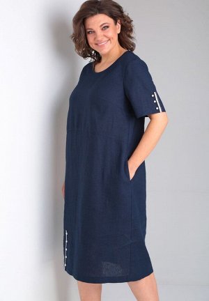 Платье Takka Plus 23-187 синий