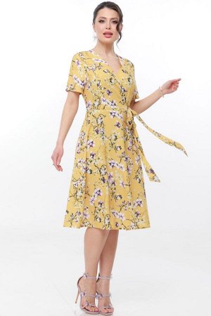 Платье DStrend П-4430 жёлтый