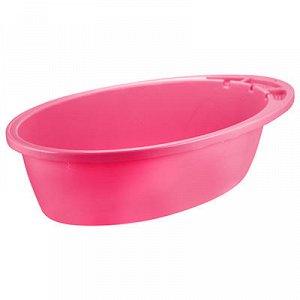 Ванна детская пластмассовая 55л, 90х52х24см, розовый (Россия