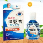 Освежащие капли для глаз Dry Eye Vision для людей среднего и пожилого возраста