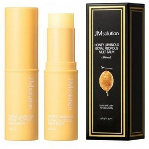 JMSolution Мультифункциональный стик для лица с прополисом Balm Honey Luminous Royal Propolis Multi Black, 9,8 гр
