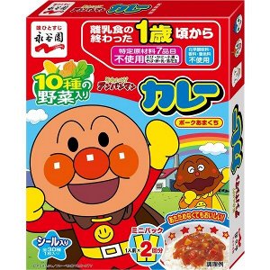 Nagatani-en Anpanman Mini Pack Curry Pork - сладкое карри для малышей