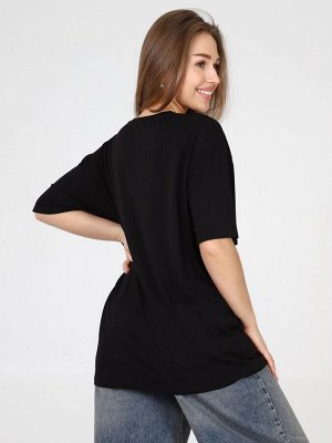 Лиза Футболка черный (М-935)