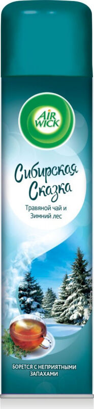 Освежитель воздуха AIRWICK Сибирская сказка (Травяной чай и Зимний лес), 290 мл