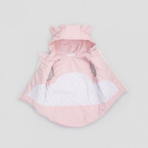 Безрукавка детская утепленная "Жилет Орсетто", светло-розовый