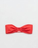 Aerie Crinkle Ring Bandeau Bikini Top
