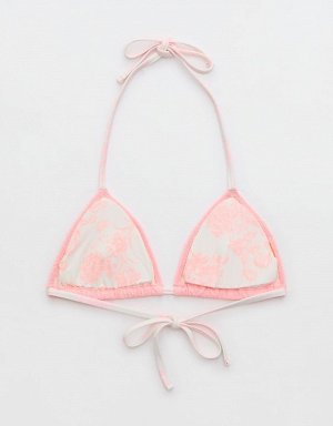 Aerie Eyelet String Triangle Bikini Top