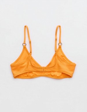 Aerie Beach Babe Shine Rib Voop Bikini Top