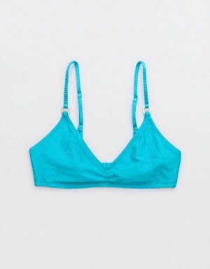 Aerie Beach Babe Shine Rib Voop Bikini Top