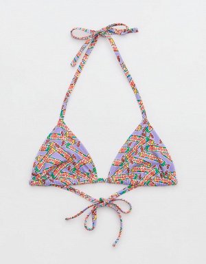 Aerie Smarties String Triangle Bikini Top