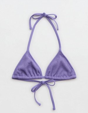 Aerie Crinkle String Triangle Bikini Top