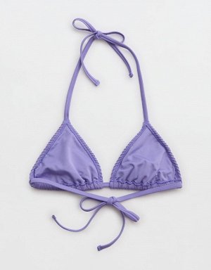 Aerie Crinkle String Triangle Bikini Top