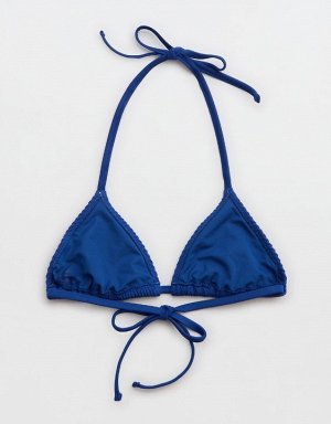 Aerie Crinkle String Triangle Bikini Top