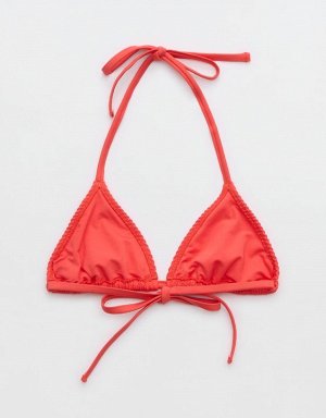 Aerie Crinkle String Triangle Bikini Top